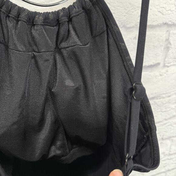 Magicsuit Jill Gold Leaf One Piece Swimsuit Black Size 10 Slimming Mesh Flyaway - Picture 4 of 6